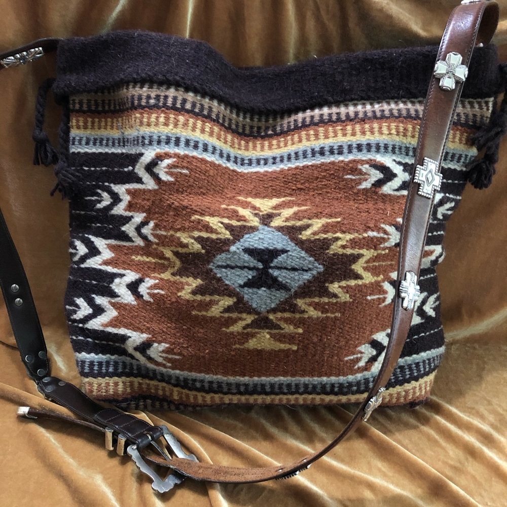 *SALE* Handcrafted Navajo Wool Blanket Tote